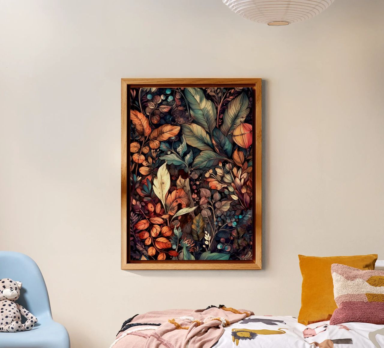 Flowers meadow nature art E forex plate by Justyna Jaszke JBJart