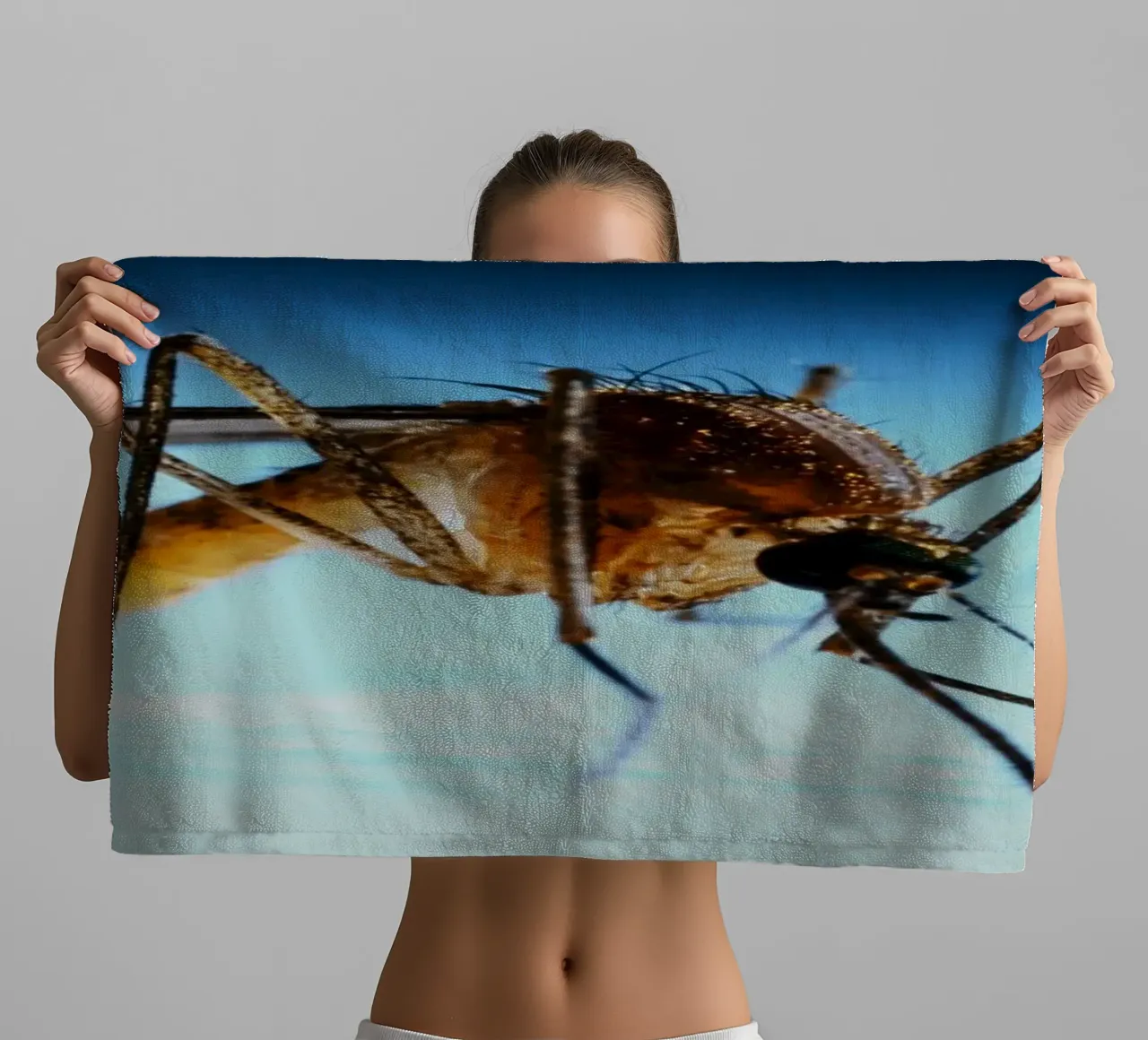 Piccolo ma non invisibile asciugamano da bagno da Nature's Palette