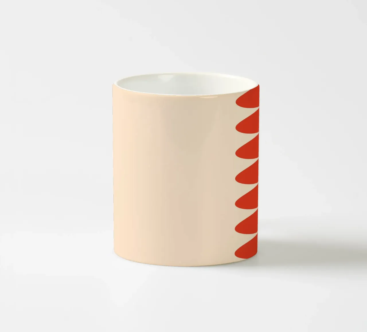 Circle stretch stack ceramic mug by galihstudio