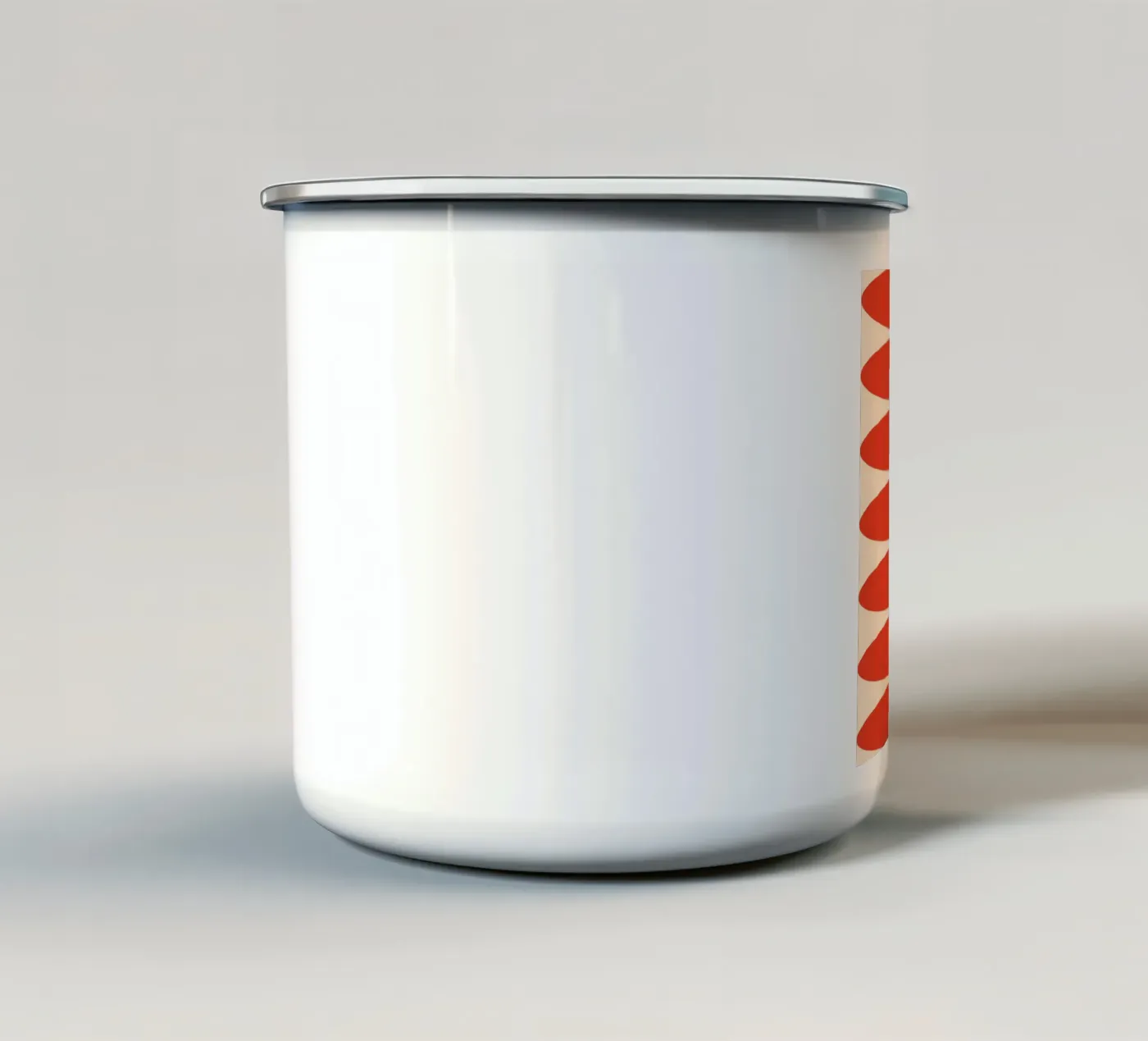 Circle stretch stack Emaille Tasse von galihstudio