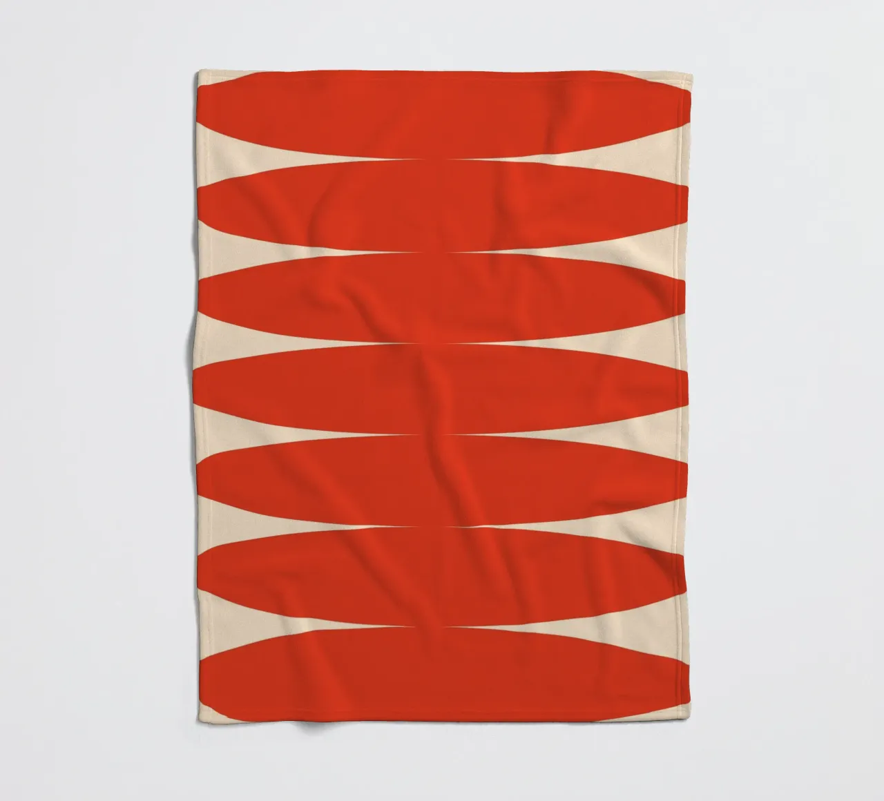 Circle stretch stack fleece blanket by galihstudio