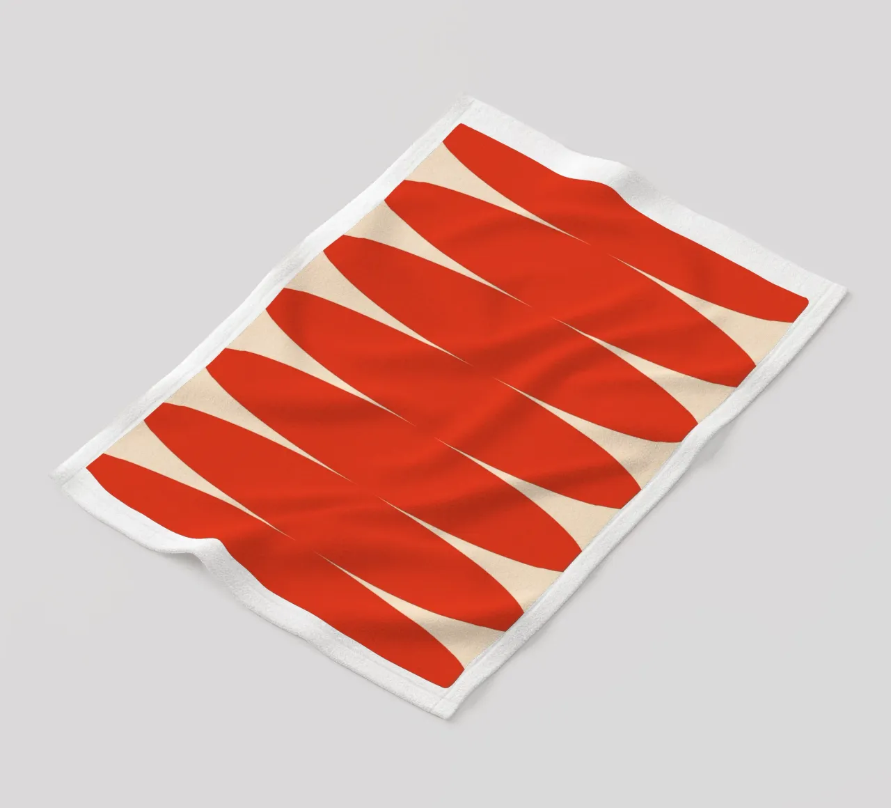 Circle stretch stack fleece blanket by galihstudio