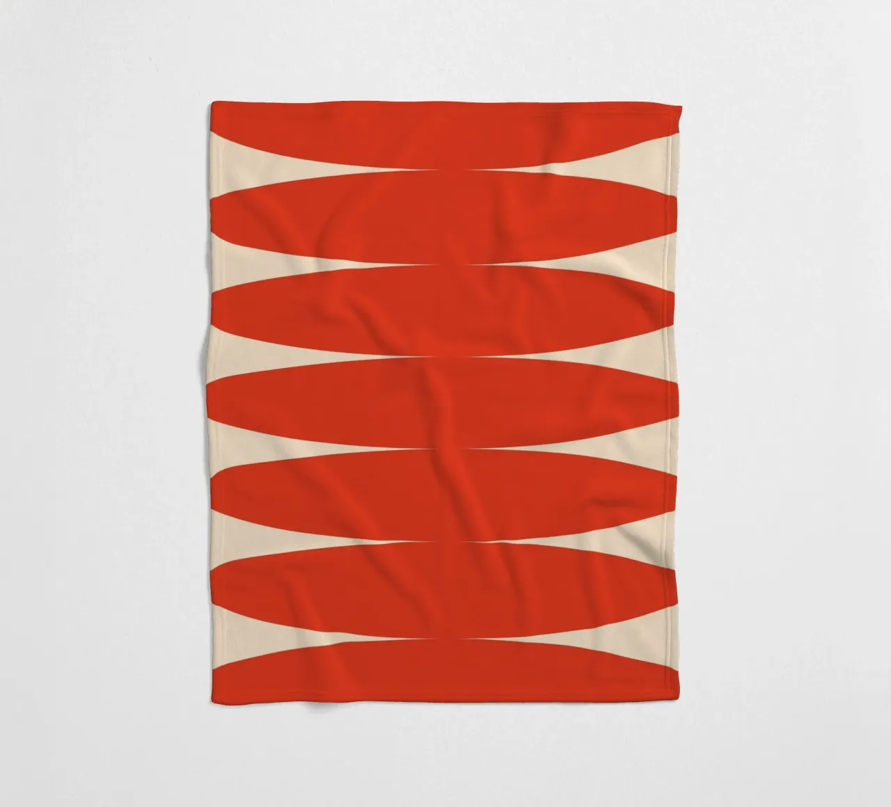 Circle stretch stack fleece blanket by galihstudio