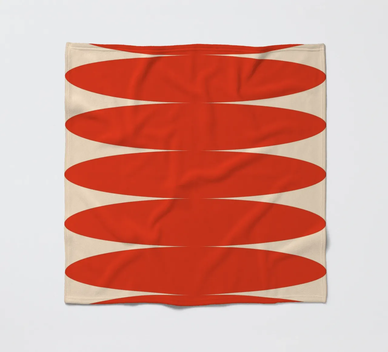 Circle stretch stack fleece blanket by galihstudio