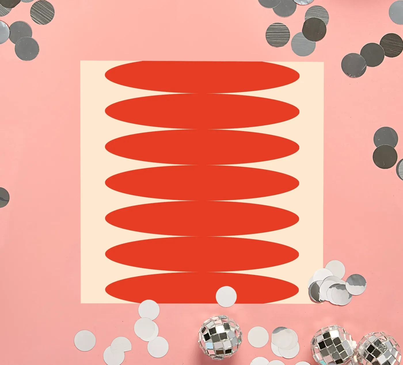 Pile d'étirement du cercle autocollant de galihstudio