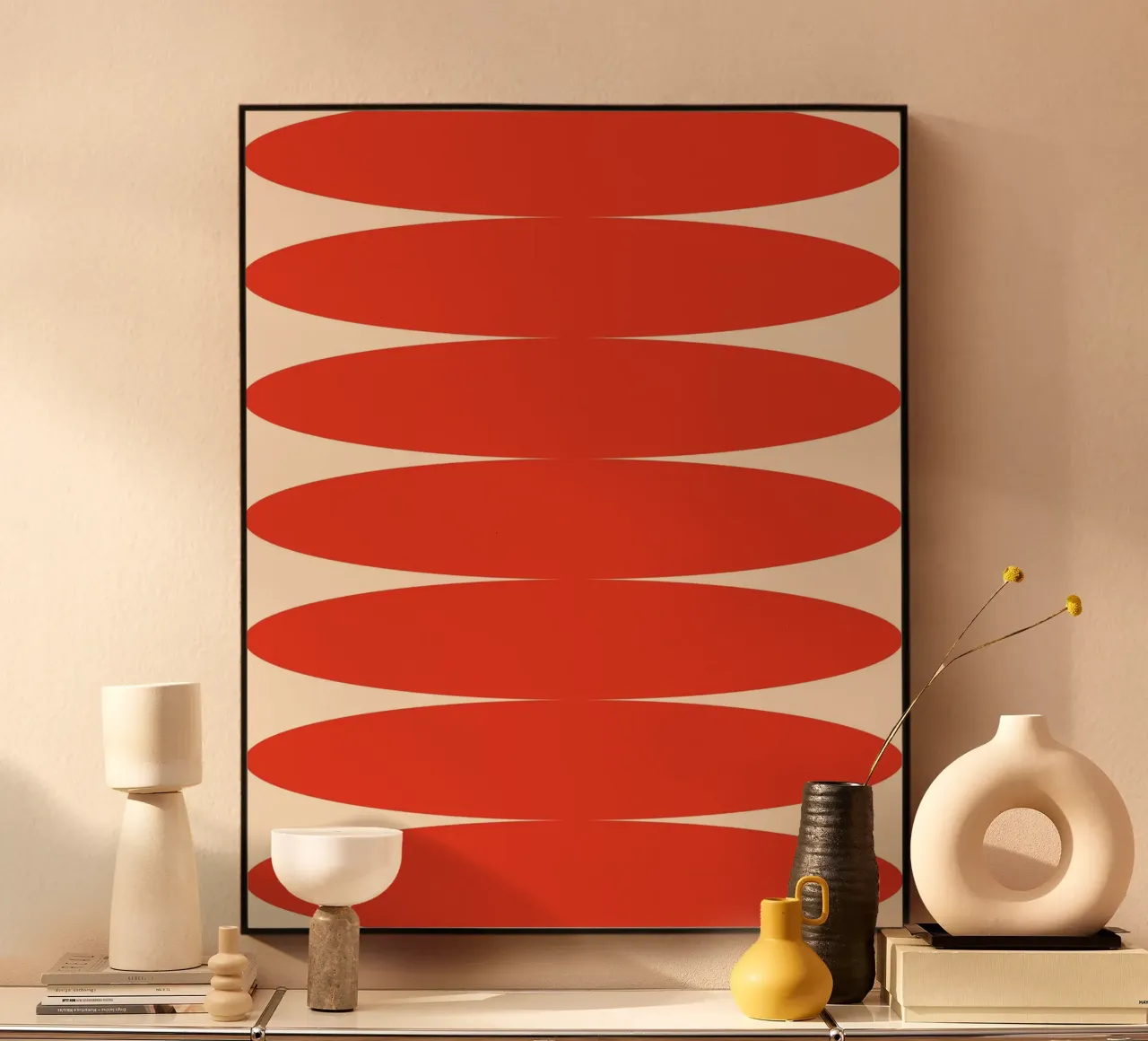 Cirkelvormige rekstapel acryl van galihstudio