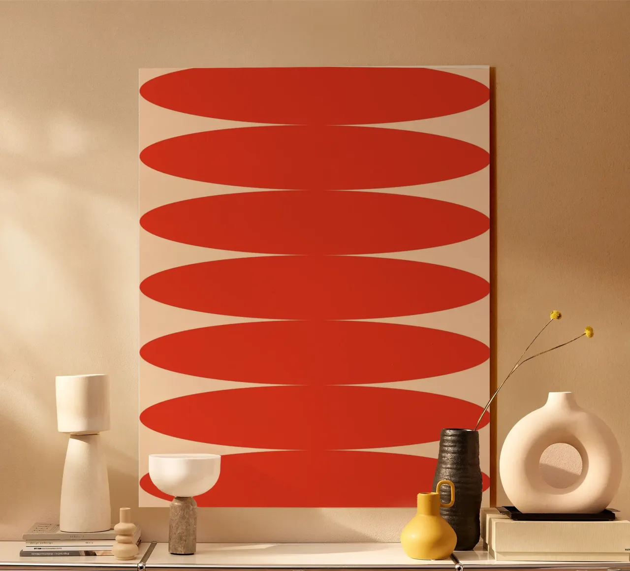 Cirkelvormige rekstapel acryl van galihstudio