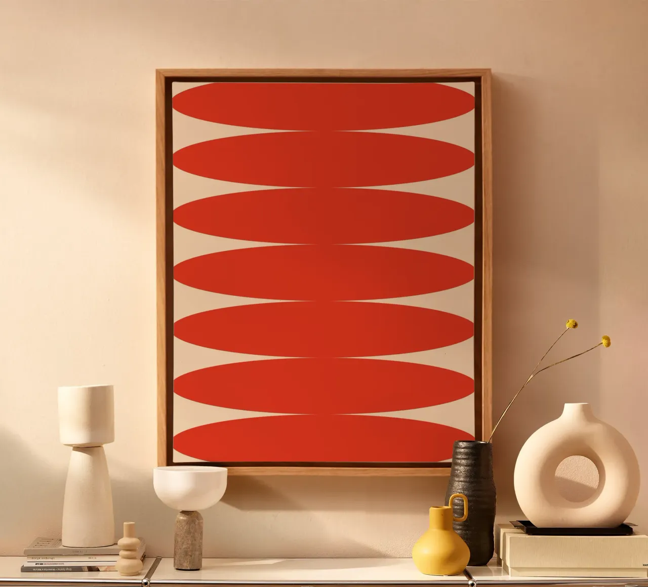 Circle stretch stack canvas by galihstudio