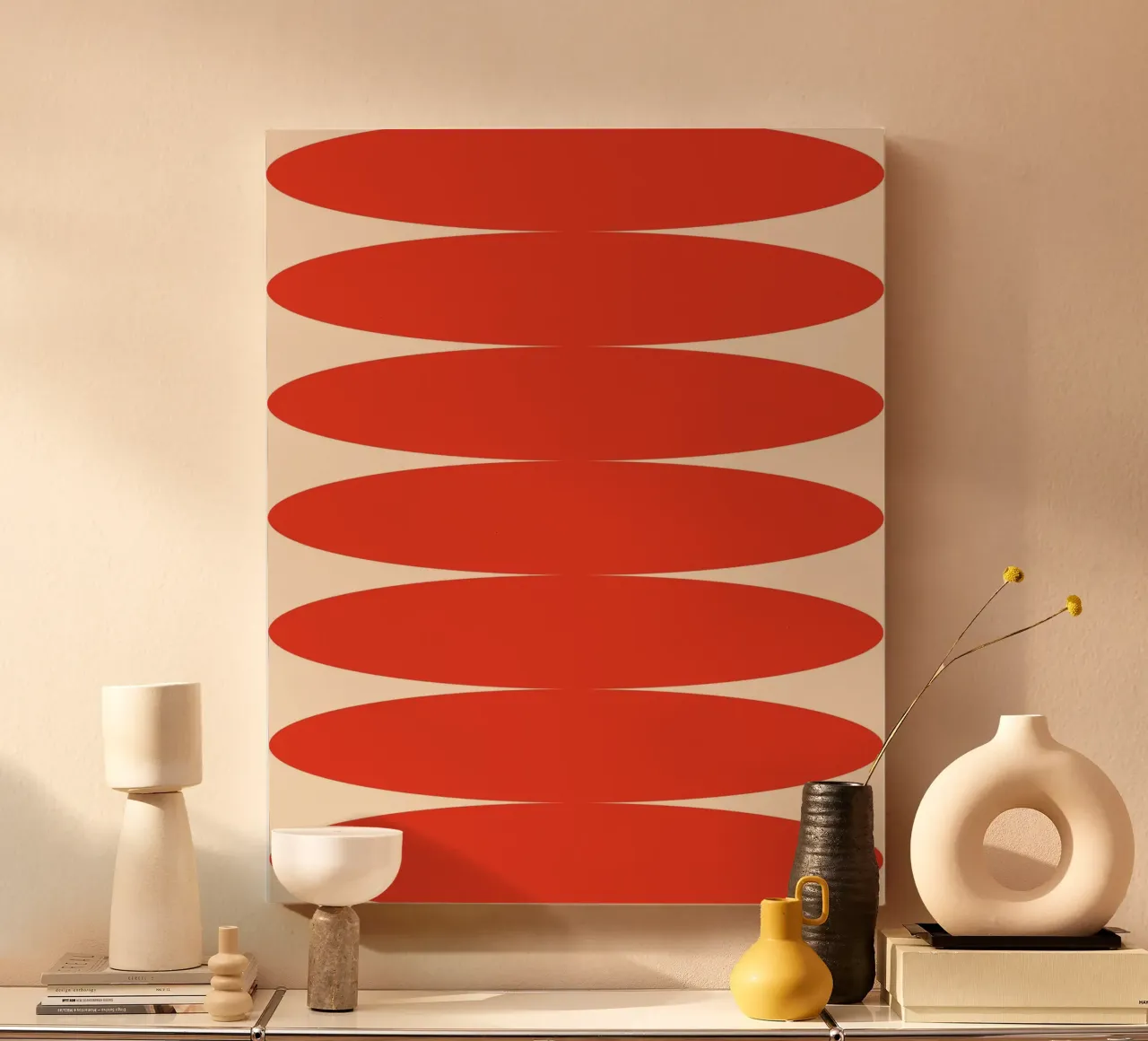 Circle stretch stack canvas by galihstudio