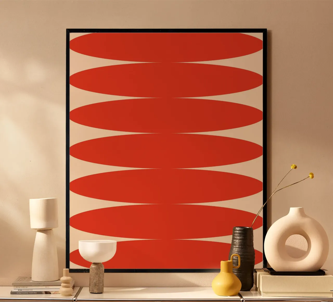 Kreis Stretch Stack Poster von galihstudio