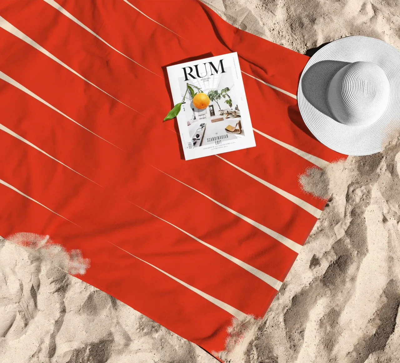 Circle stretch stack Strandtuch von galihstudio