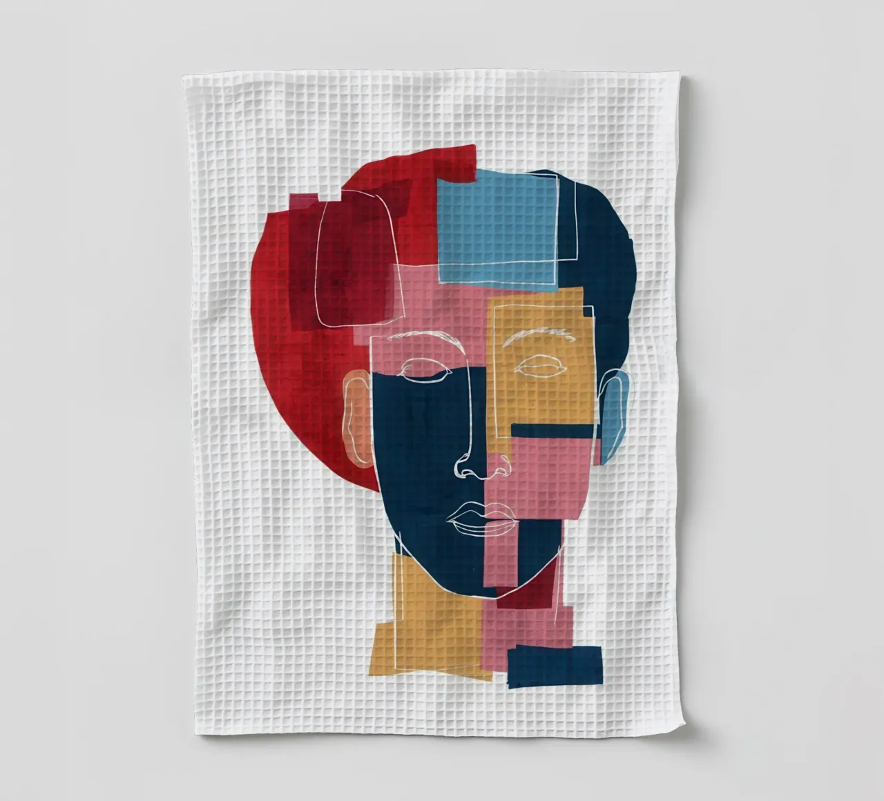 Vision cubiste fragmentée torchon de Katarsis Mann