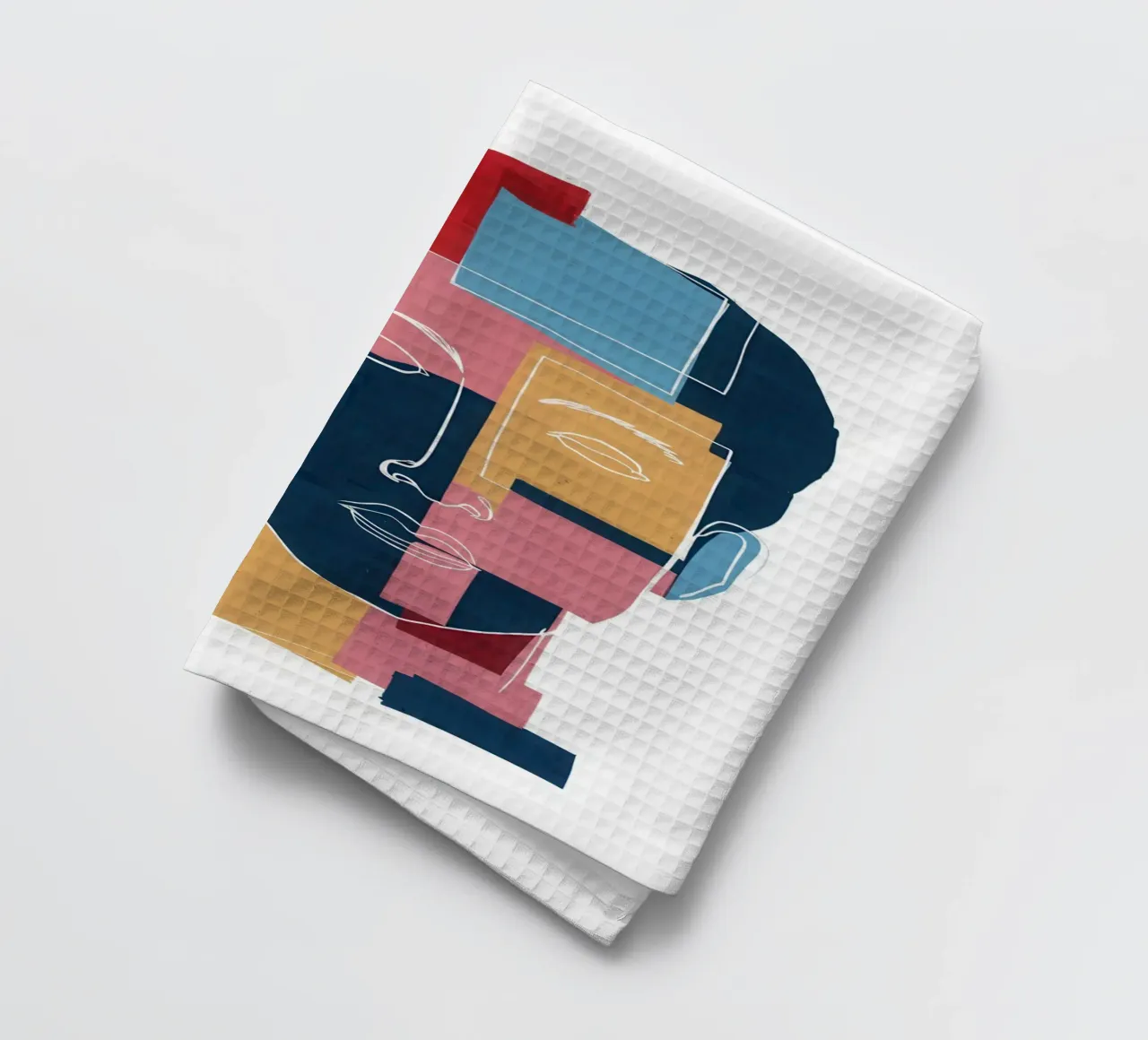 Vision cubiste fragmentée torchon de Katarsis Mann
