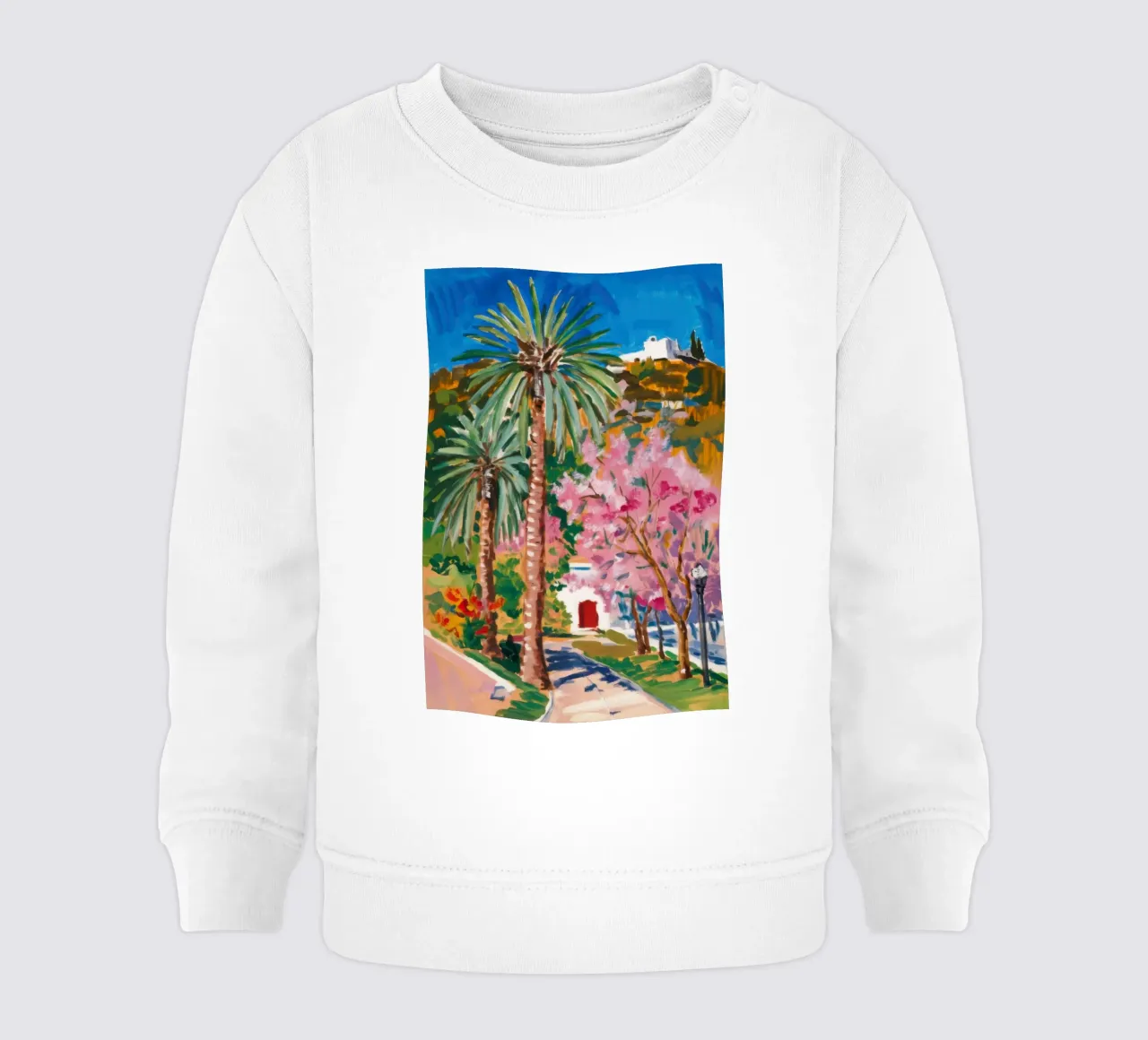 Paradiso delle palme Sakura felpa neonato da Angkasa Mist