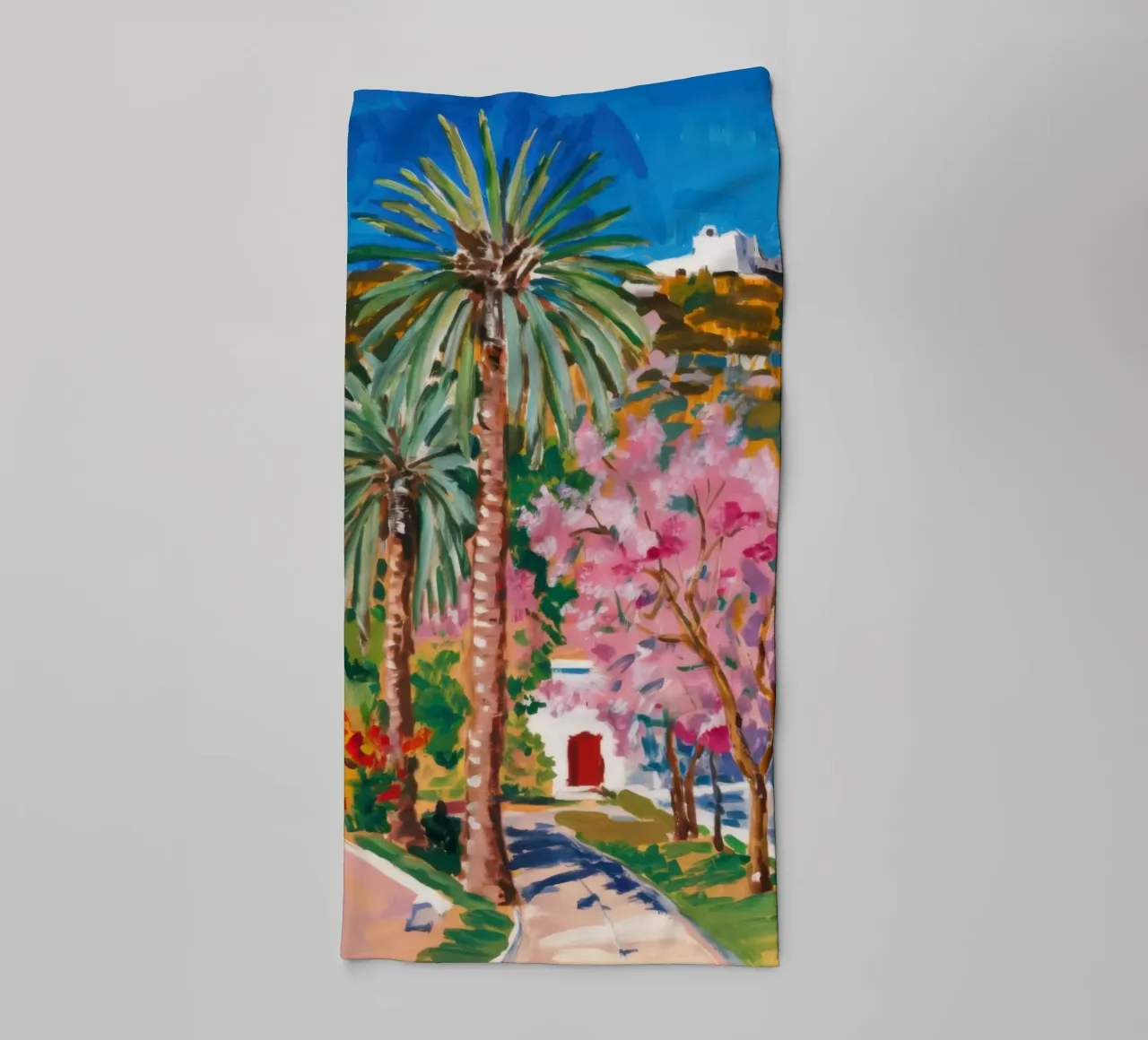 Paradiso delle palme Sakura asciugamano da bagno da Angkasa Mist
