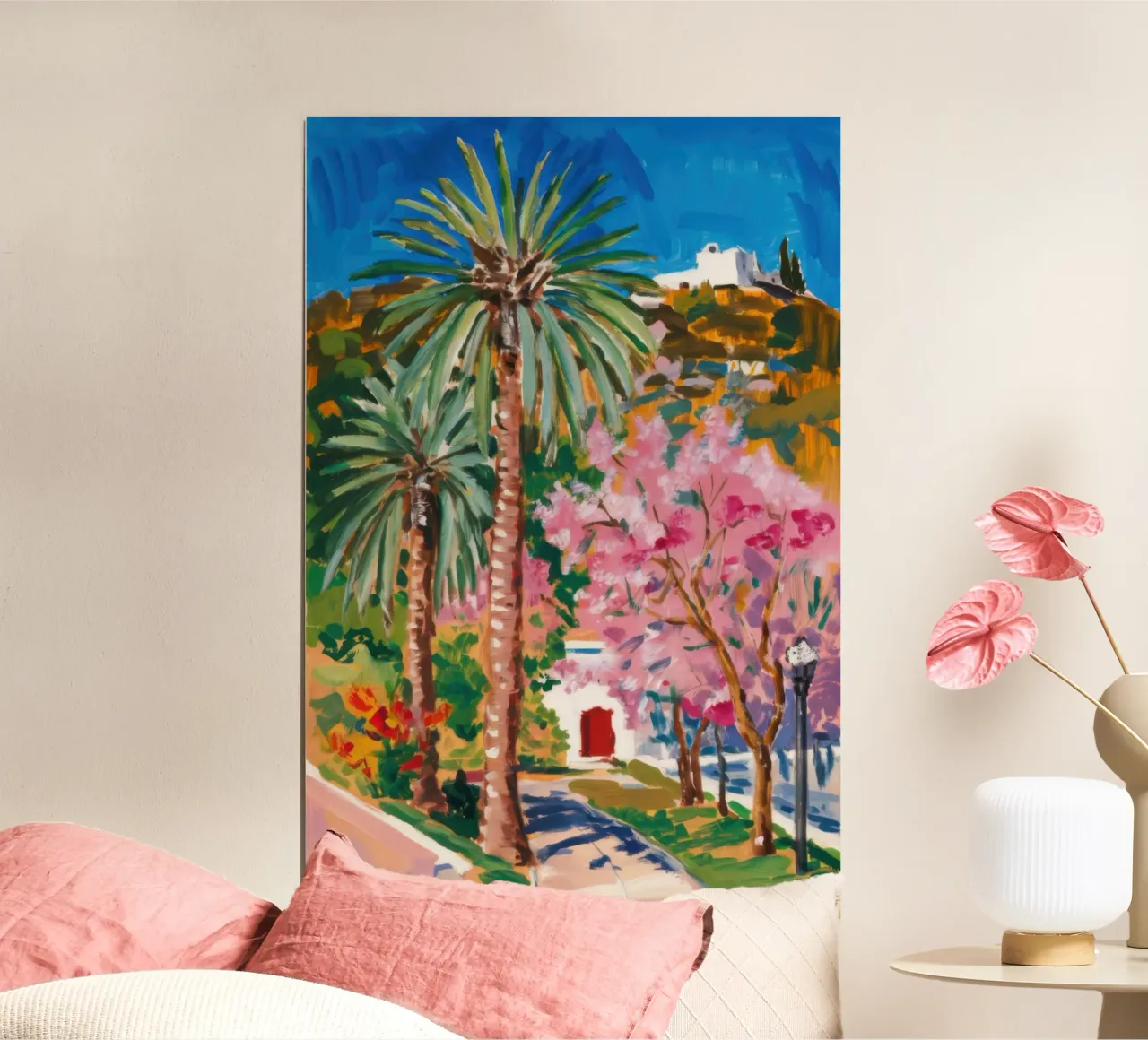 Paradiso delle palme Sakura carta hahnemühle da Angkasa Mist