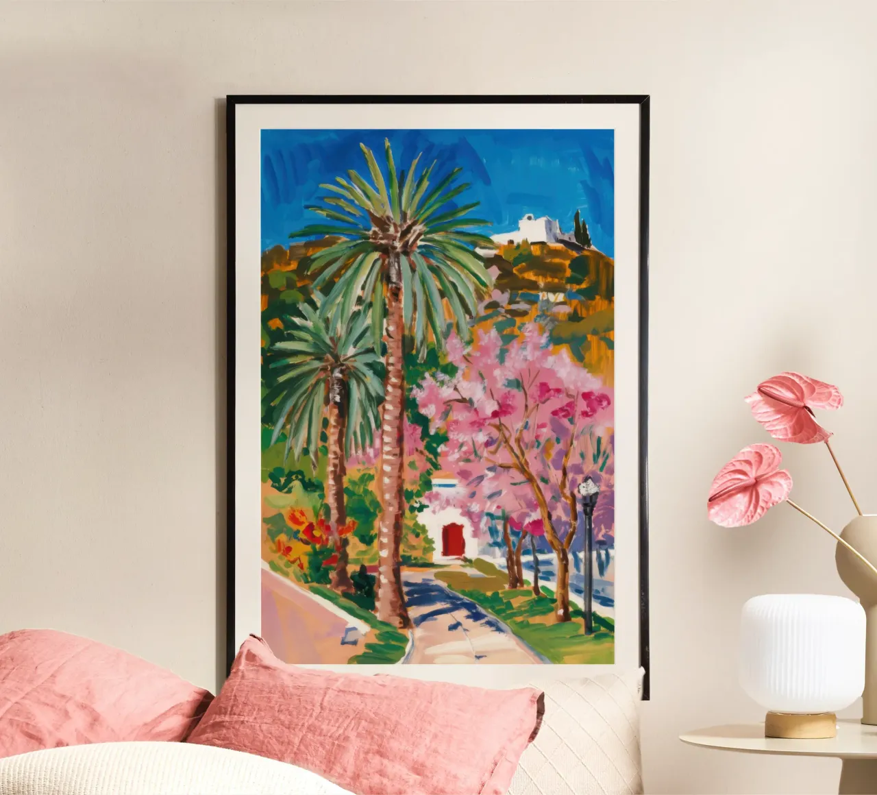 Paradiso delle palme Sakura carta hahnemühle da Angkasa Mist