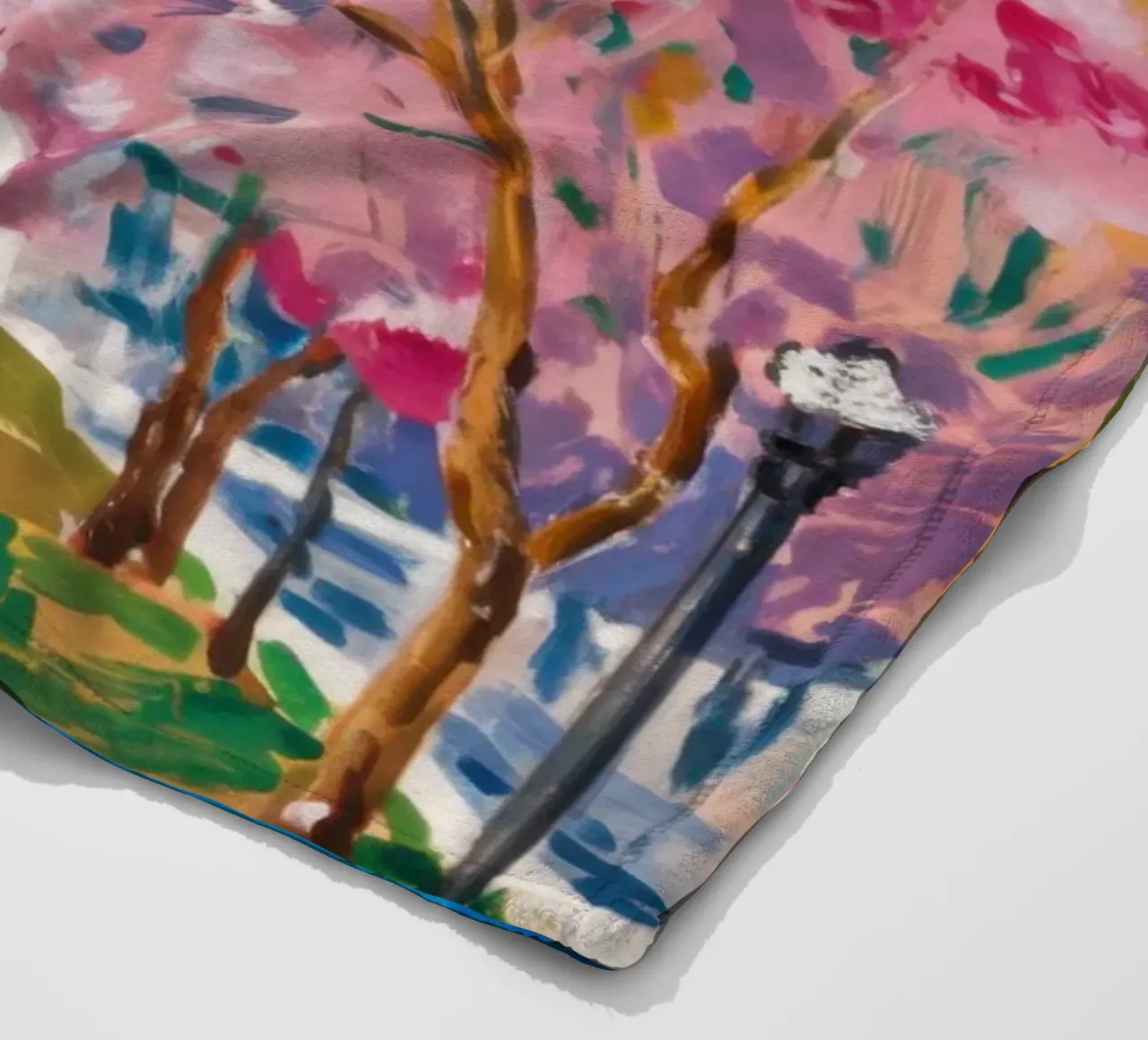 Paradiso delle palme Sakura coperta in pile da Angkasa Mist