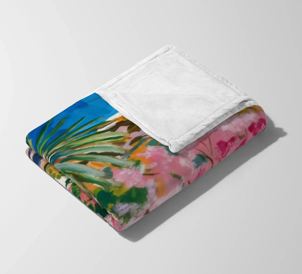 Paradiso delle palme Sakura coperta in pile da Angkasa Mist