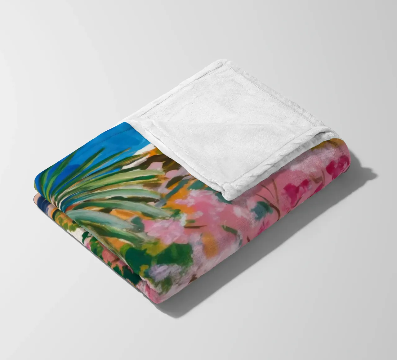 Paradiso delle palme Sakura coperta in pile da Angkasa Mist