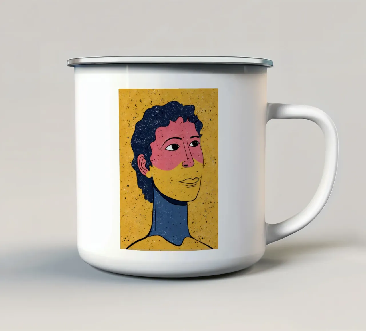 Pop Art solare tazza in smalto da Katarsis Mann