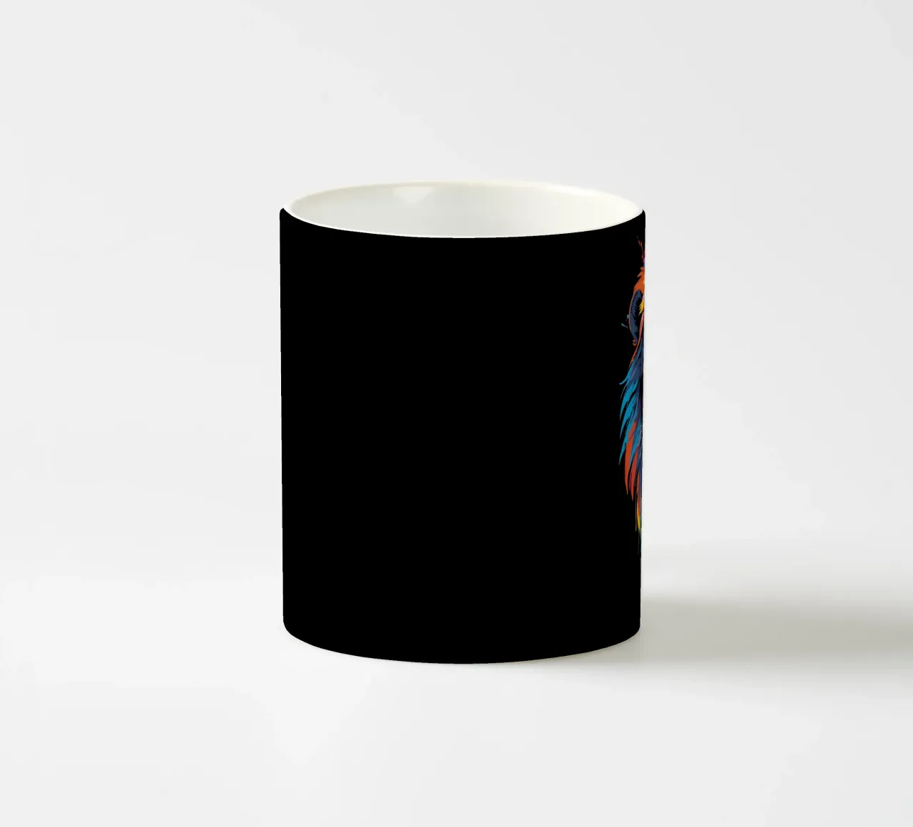 Quadro di leoni multicolore tazza in ceramica da LM2KONE
