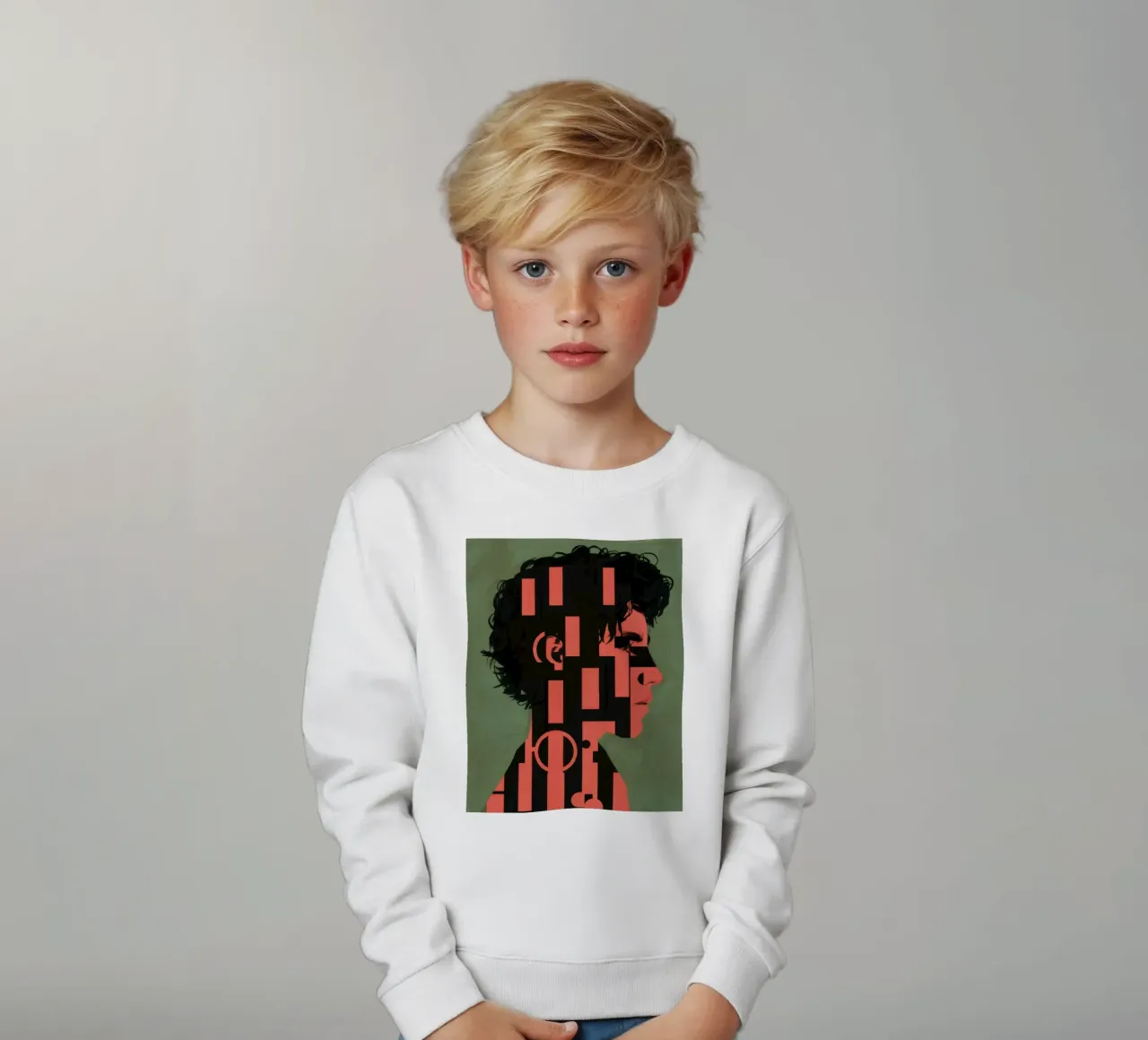 Profilo del modello grafico felpa bambino da Katarsis Mann