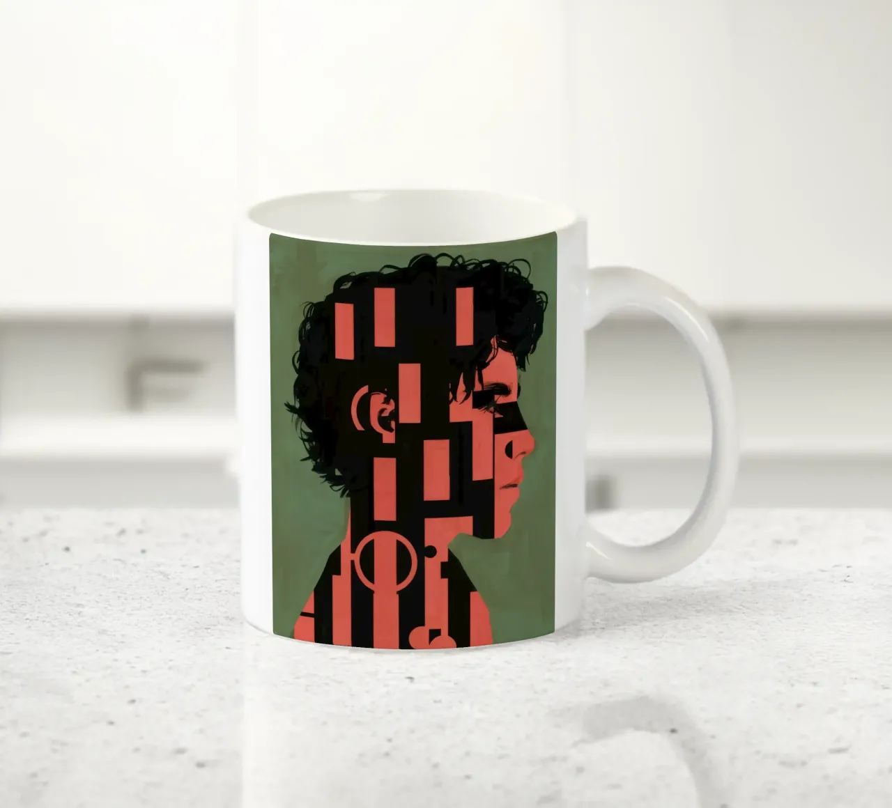 Profilo del modello grafico tazza in ceramica da Katarsis Mann