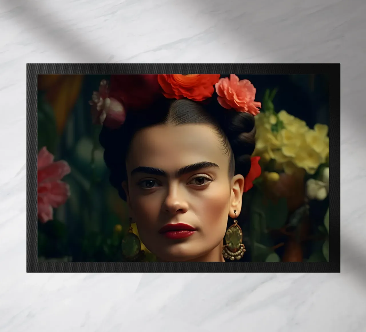 Frida & Blumen zerbino da M-Ulrich-Digital Art