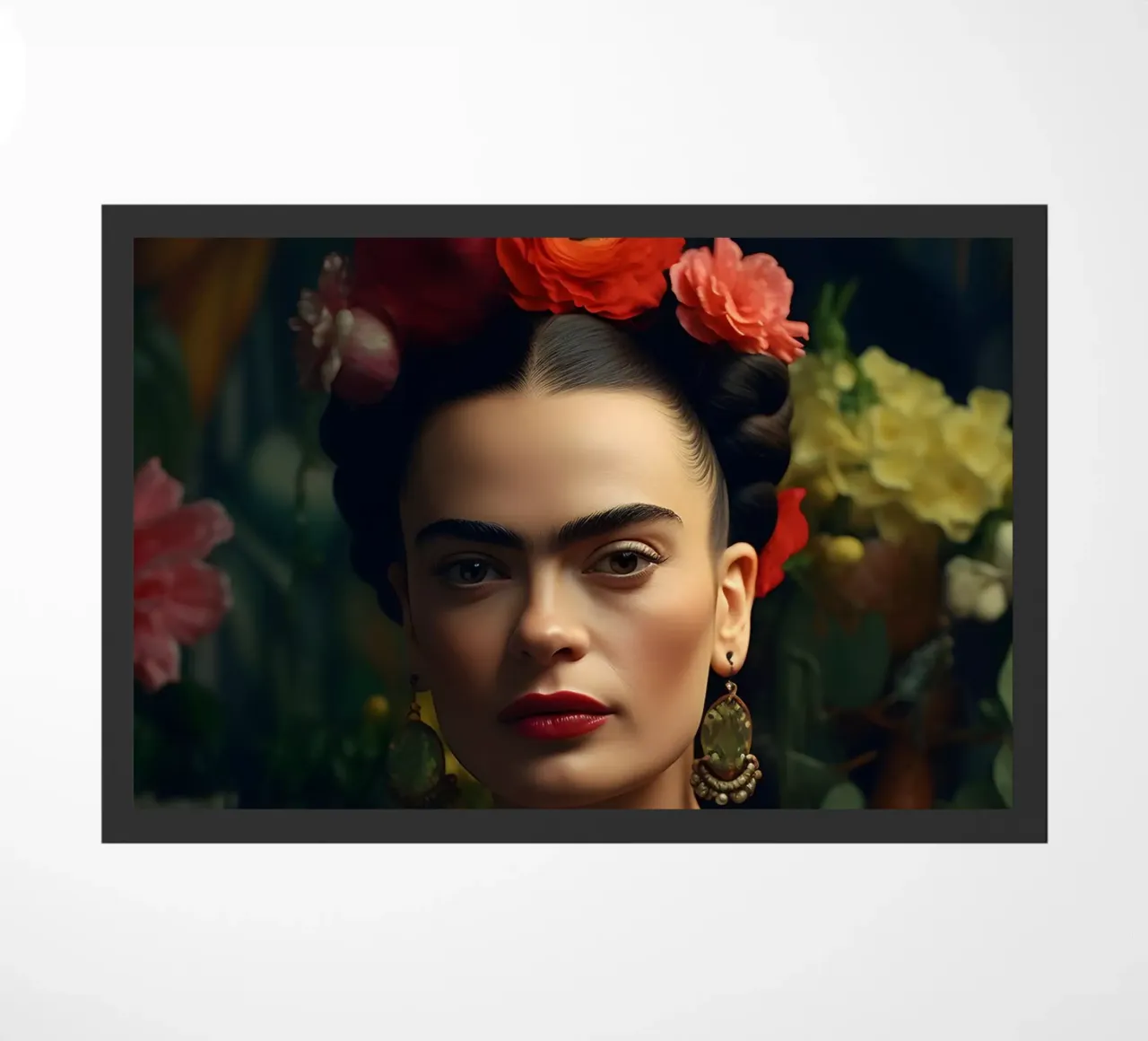 Frida & Blumen zerbino da M-Ulrich-Digital Art