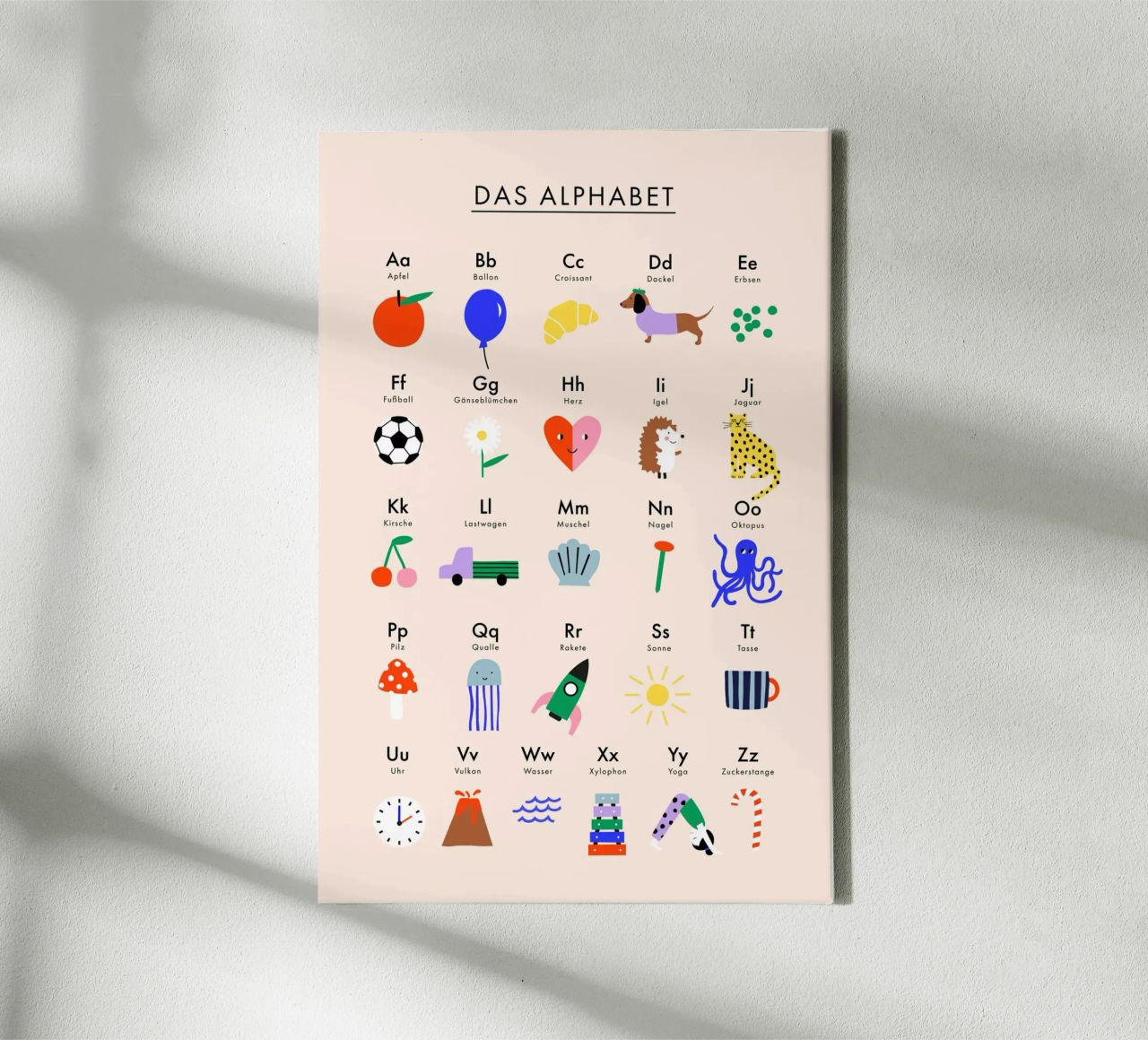 ABC Alphabet canvas by Maren Gross