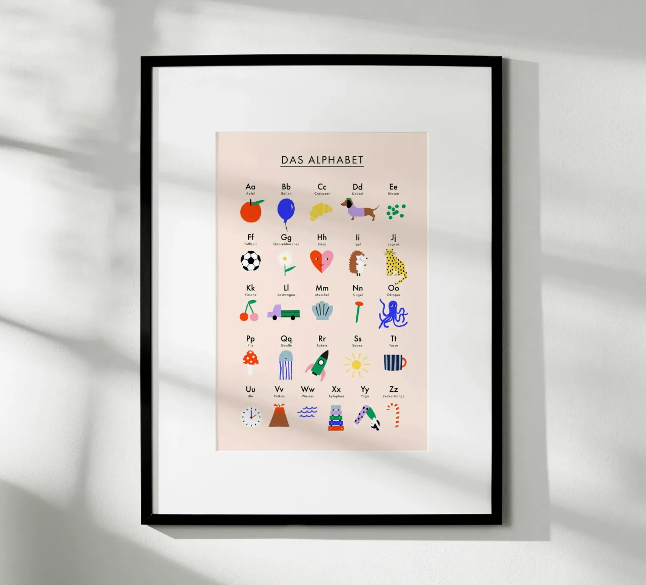 ABC-Alphabet Poster von Maren Gross