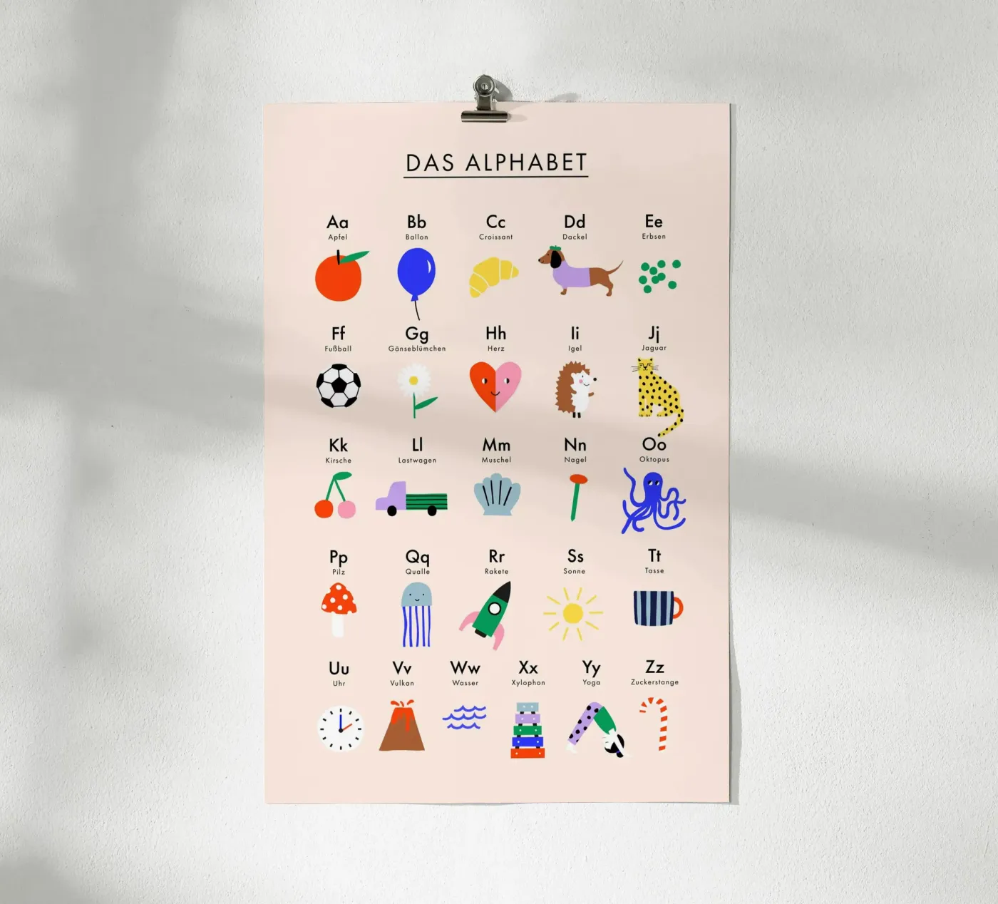 ABC Alphabet Poster von Maren Gross