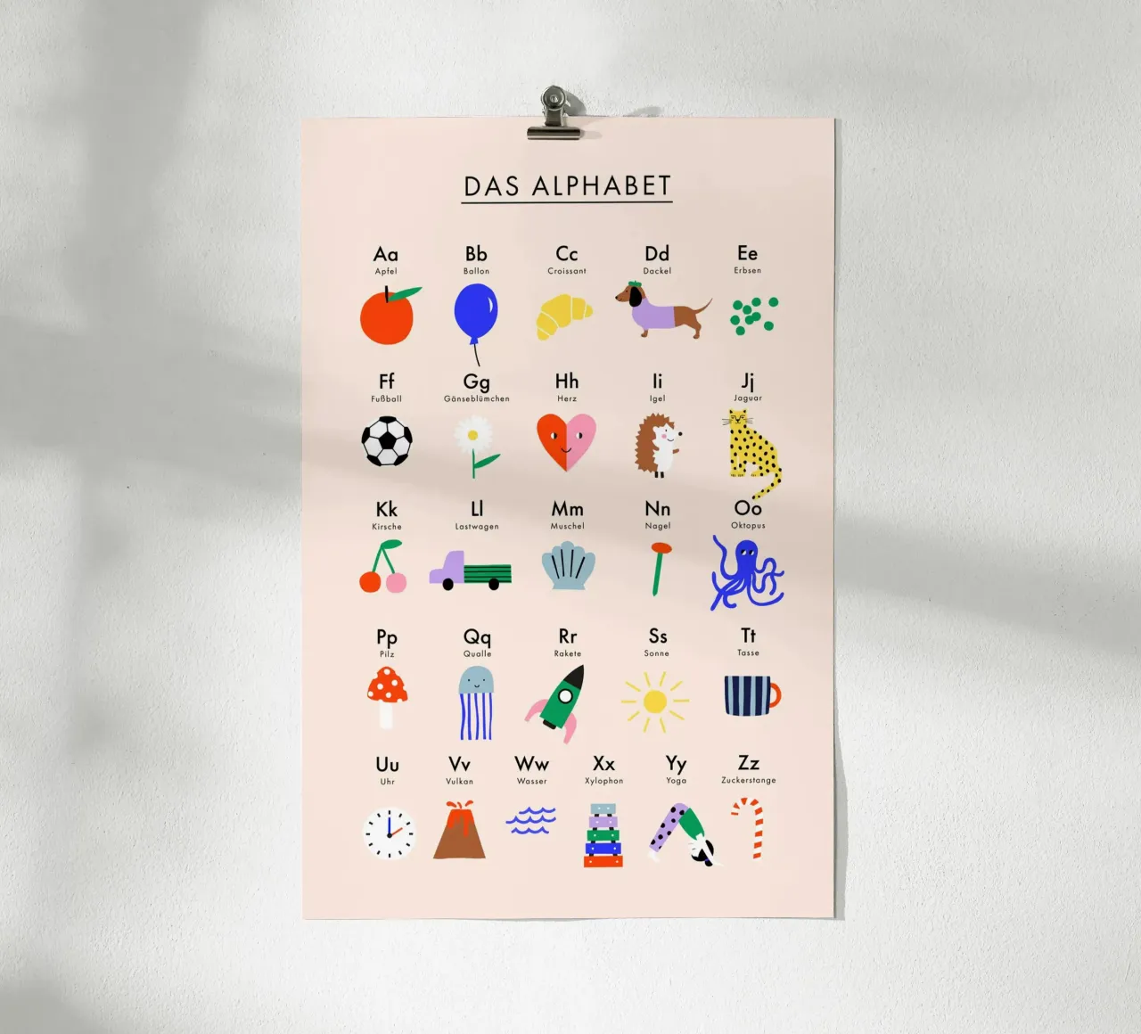 ABC-Alphabet Poster von Maren Gross