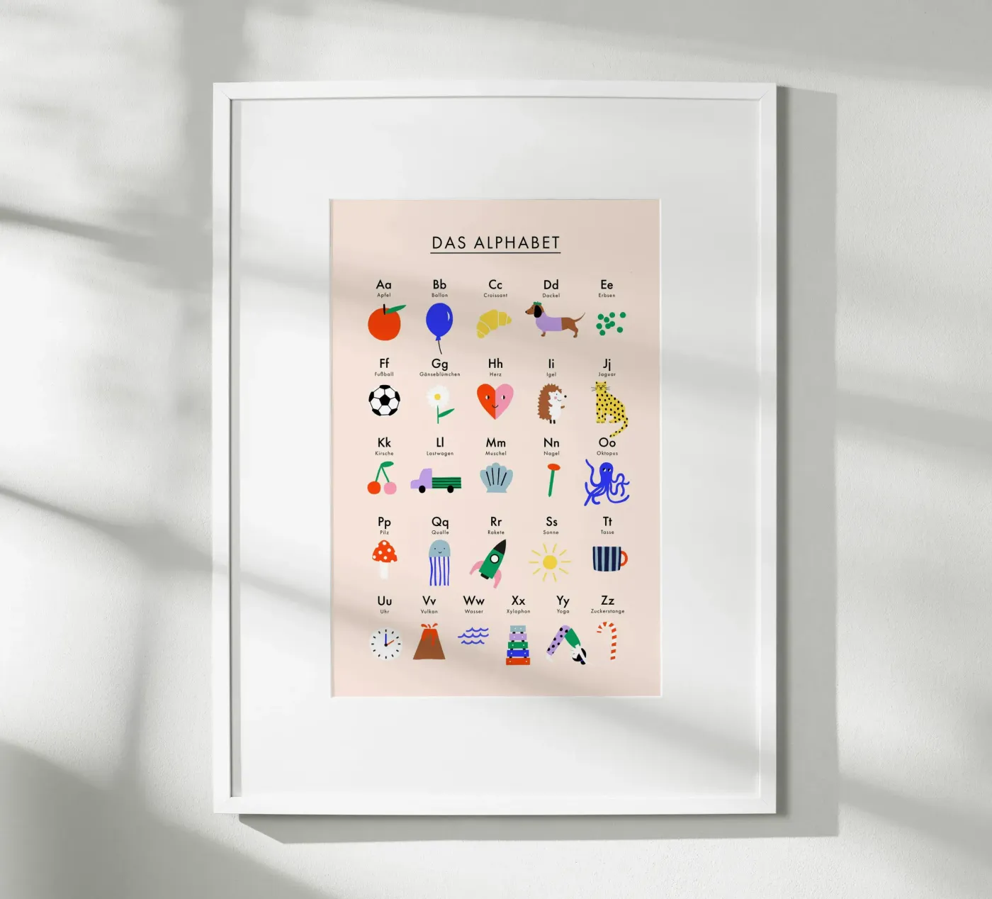 ABC Alphabet Poster von Maren Gross
