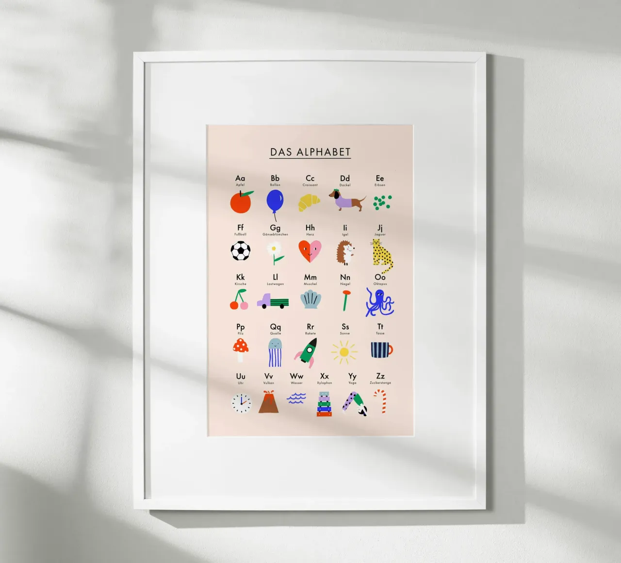 ABC-Alphabet Poster von Maren Gross