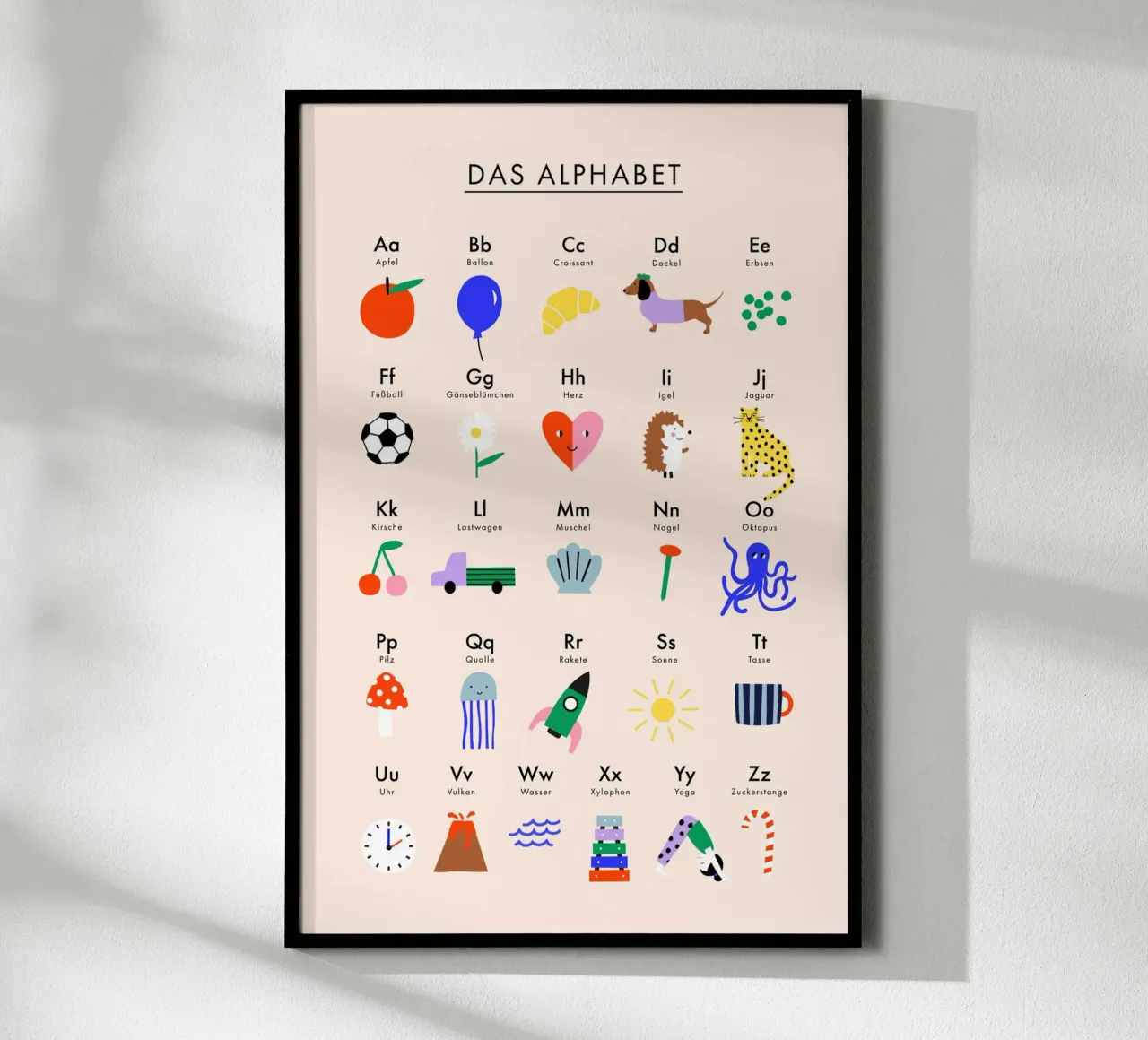 ABC-Alphabet Poster von Maren Gross