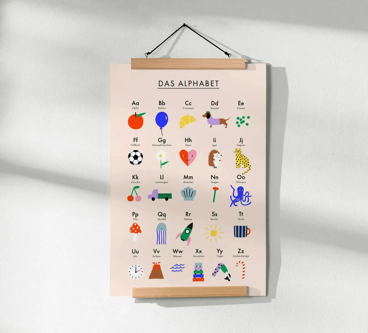 ABC-Alphabet Poster von Maren Gross