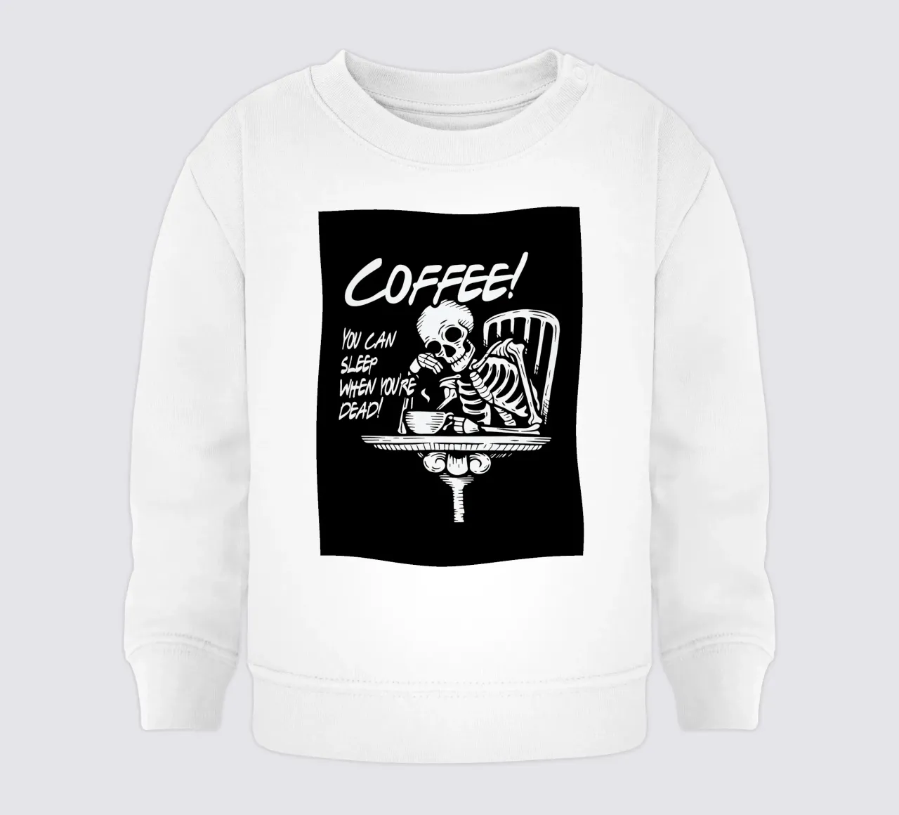 L'ora del caffè felpa neonato da VintageShop