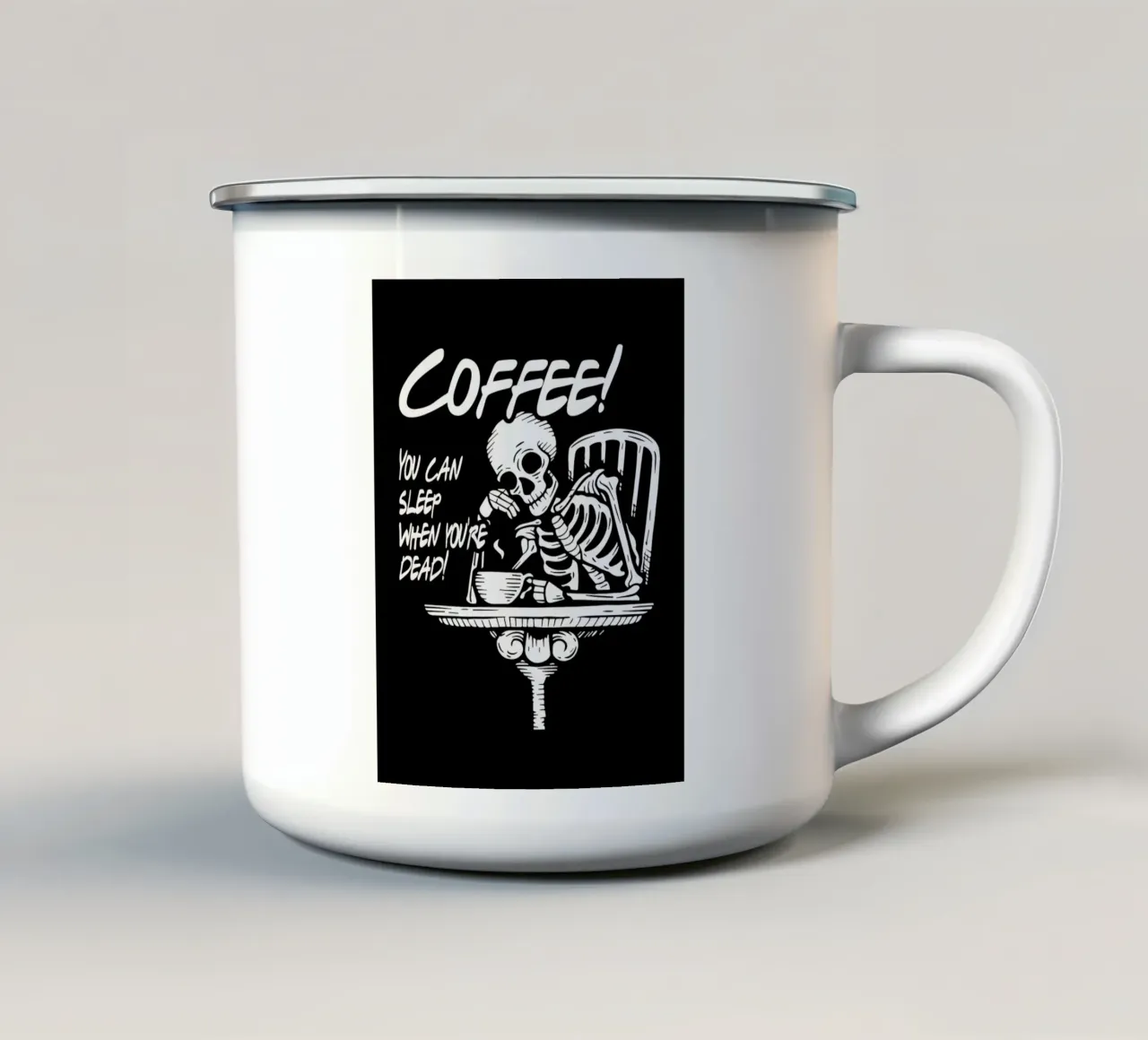 L'ora del caffè tazza in smalto da VintageShop