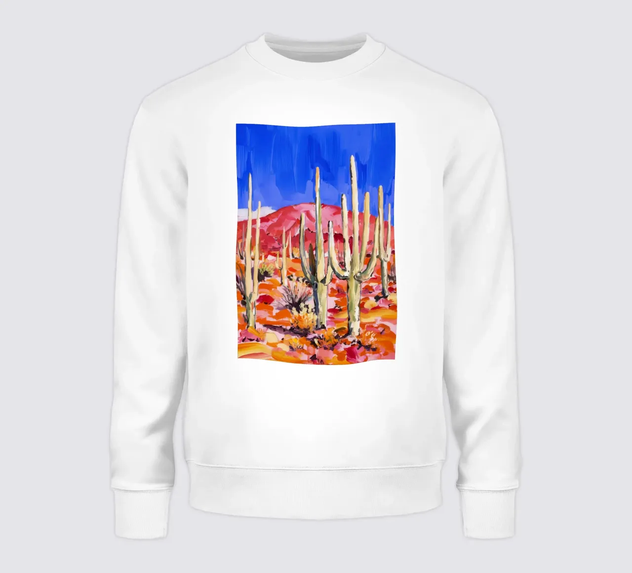 Saguaro Desert Sky felpa da Angkasa Mist