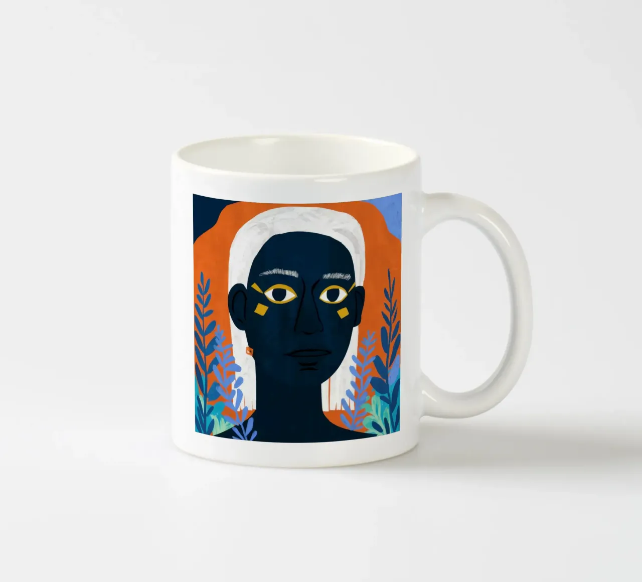 Mente botanica in fiore tazza in ceramica da Katarsis Mann