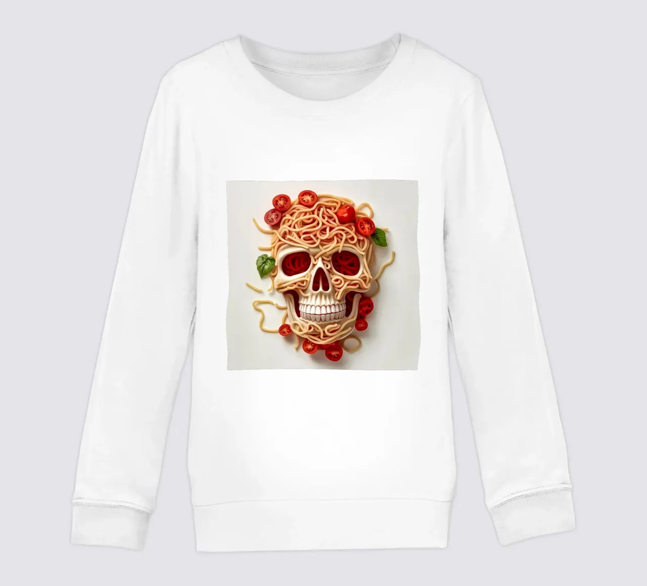 Teschio da cucina Spaghetti Forever felpa bambino da Autofocus