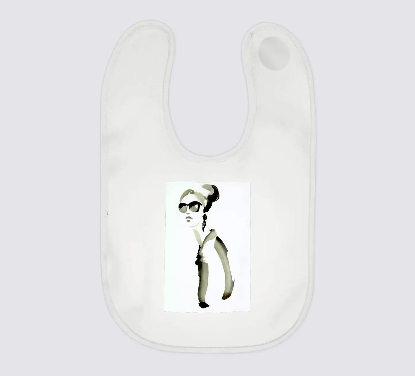 Silhouette Babylätzchen von Ekaterina Koroleva