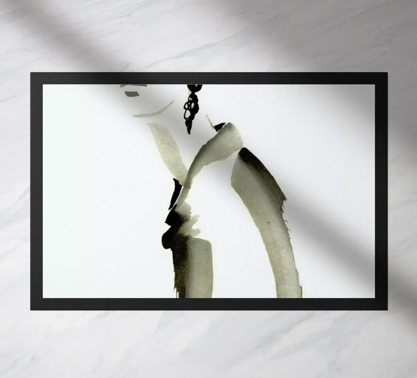 Silhouette doormat by Ekaterina Koroleva