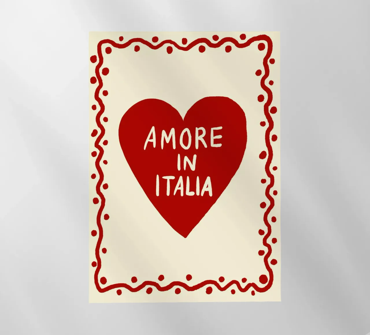 Amore in Italia pellicola backlit da Studio Dolci
