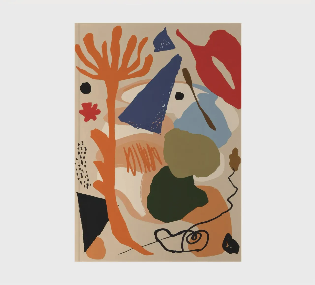 Dynamic Shape Collage notebook by Kala Martir