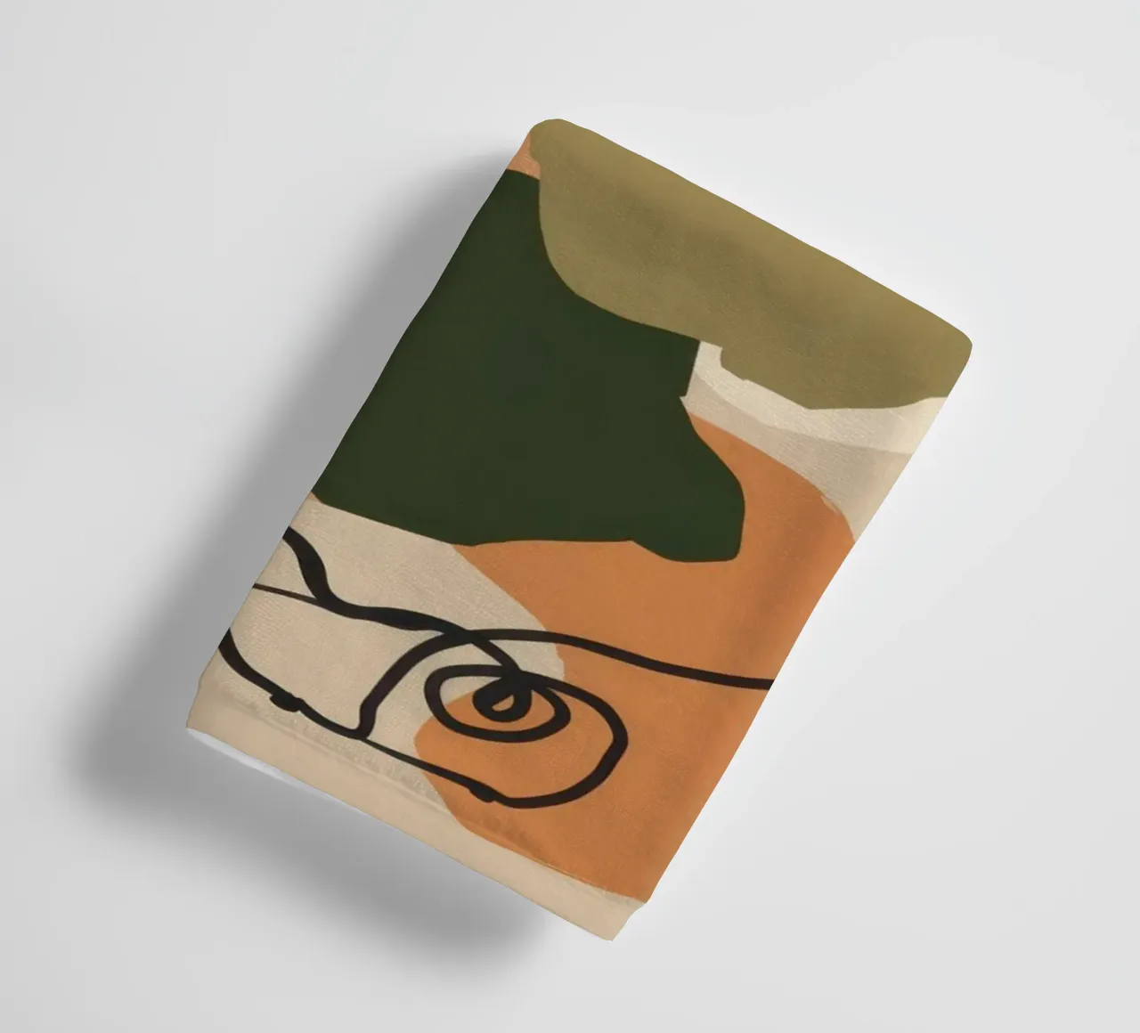 Dynamic Shape Collage towel by Kala Martir
