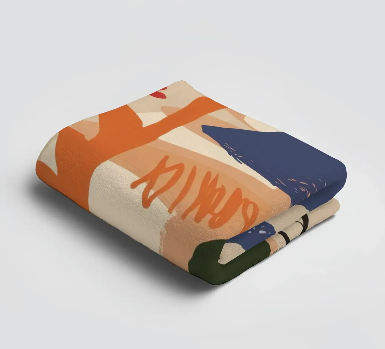 Dynamic Shape Collage towel by Kala Martir