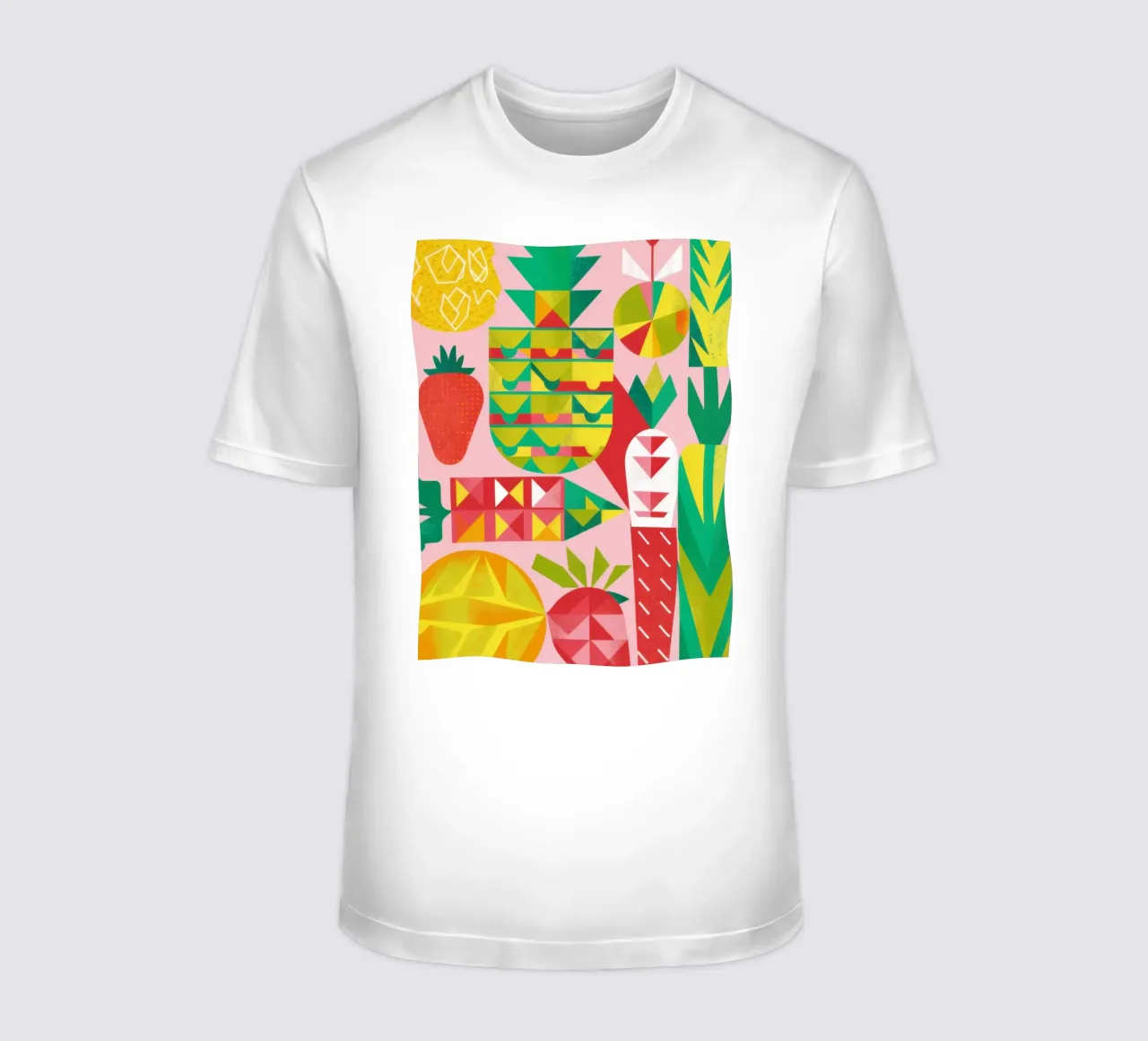 Insalata di frutta geometrica t-shirt da Kala Martir